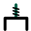 Наклейка Startbilliards для кия с металлическим винтом ø13мм SB0601 (1шт)