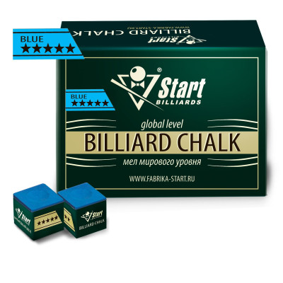 Мел Startbilliards 5 звезд синий (1шт)