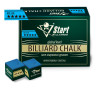 Мел Startbilliards 5 звезд синий (72 шт. качества 8А)