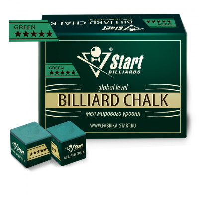 Мел Startbilliards 5 звезд синий (72 шт. качества 8А)